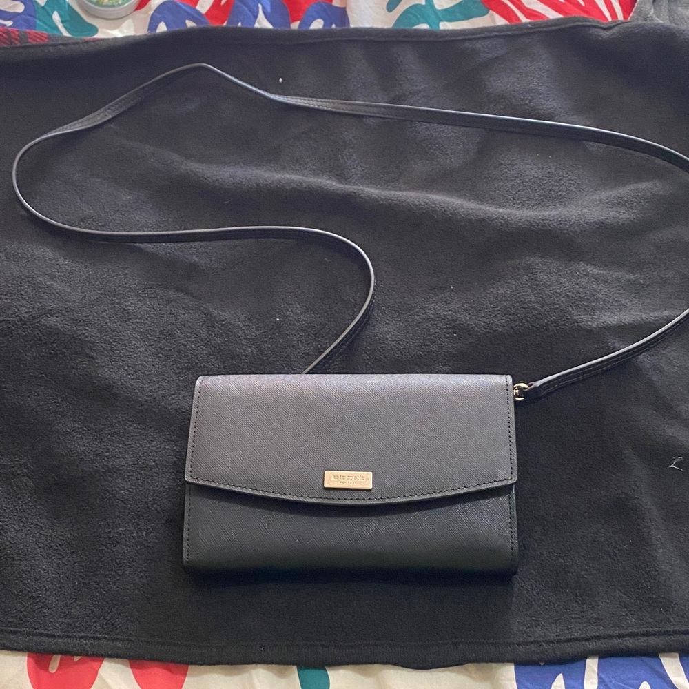 Kate Spade Black Crossbody Wallet